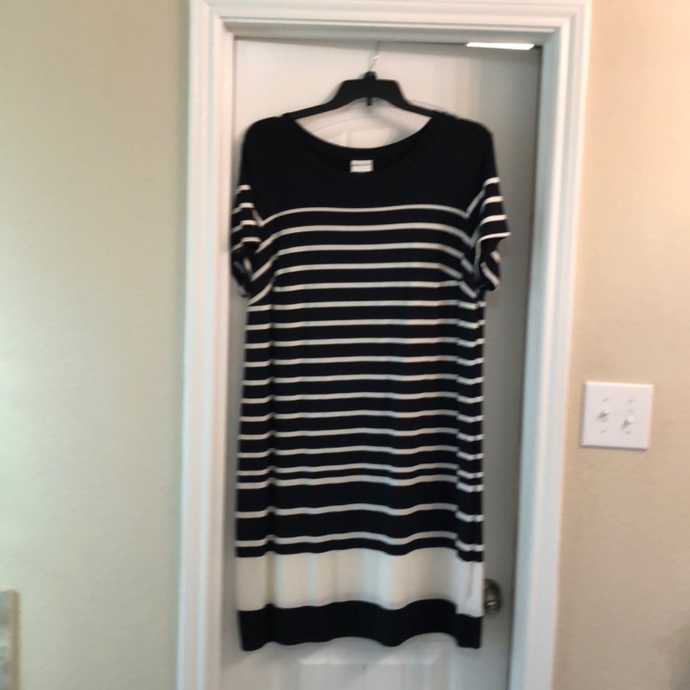 EUC Short Sleeve Tee Shirt Dress, Size 1X